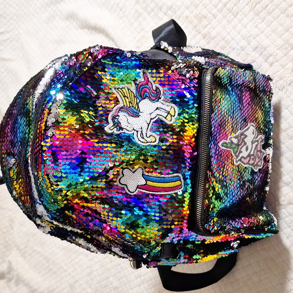 SEQUIN UNICORN BACKPACK
